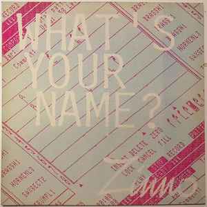 Zinno - What's Your Name? album cover