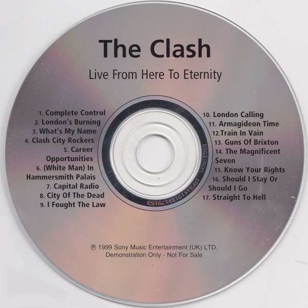 The Clash – From Here To Eternity - Live (1999, CD) - Discogs