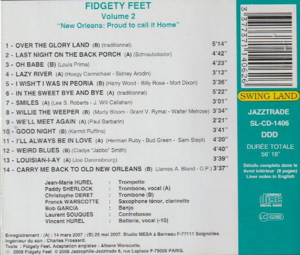 descargar álbum Fidgety Feet - New Orleans Proud To Call It Home Vol 2