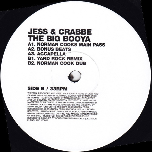 télécharger l'album Jess And Crabbe - The Big Booya