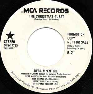 Reba McEntire - The Christmas Guest / I'll Be Home For Christmas album cover