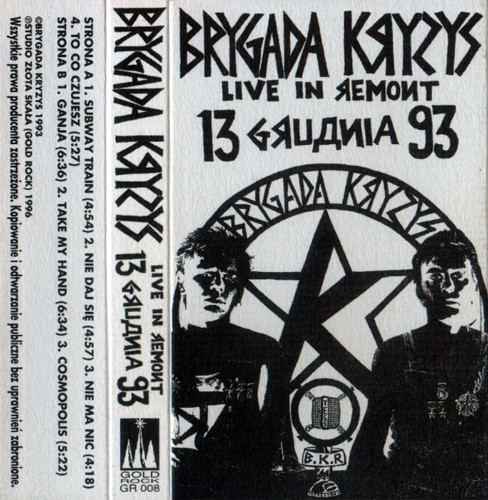 baixar álbum Brygada Kryzys - Live In Remont 13 Gruдnia 93