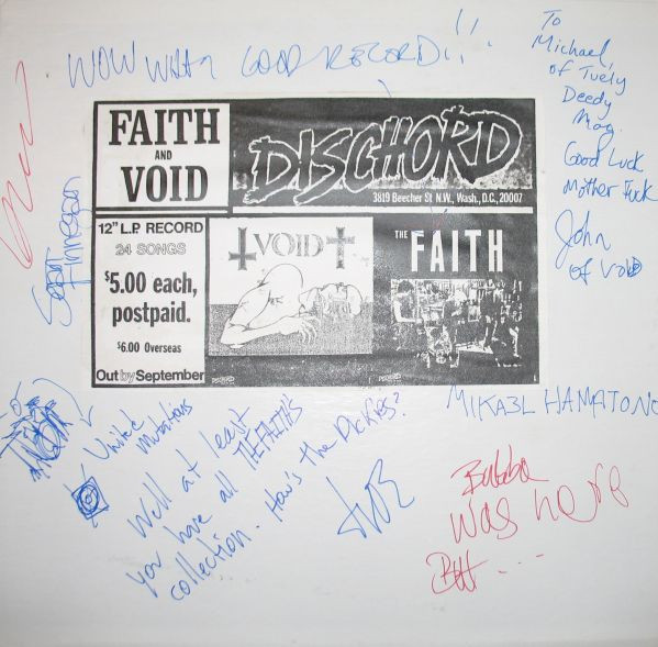 The Faith / Void – Faith / Void (1982, Vinyl) - Discogs