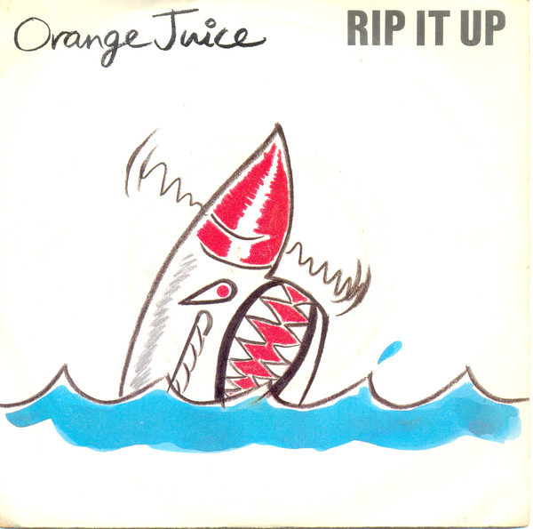 Orange Juice Rip It Up 12" 1983 1st UK Holden Caulfield Polydor POSPX 547 