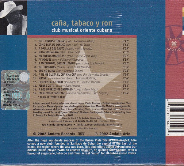 last ned album Club Musical Oriente Cubano - Caña Tabaco Y Ron