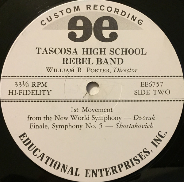descargar álbum Tascosa High School Band - Rebel Band Orchestra At Contest 1967
