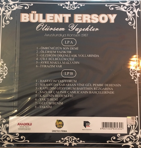 last ned album Bülent Ersoy - Ölürsem Yazıktır