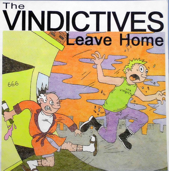 The Vindictives – Leave Home (1994, Gold Transparent, 'Tour