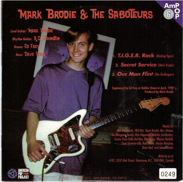 Mark Brodie The Saboteurs Discography Discogs