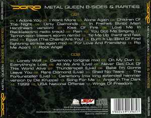 Doro Metal Queen B sides Rarities 2007 CD Discogs