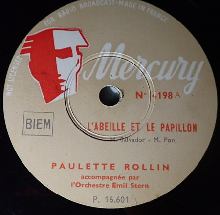 baixar álbum Paulette Rollin - Labeille Et Le Papillon