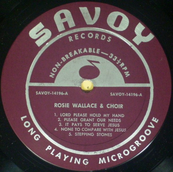 descargar álbum Download Evangelist Rosie Wallace And First Church Of Love, Faith & Deliverance Choir, - Lord Hold My Hand album