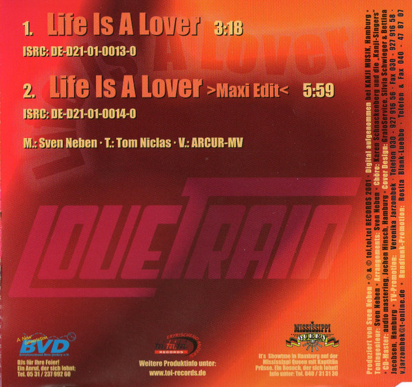 last ned album Love Train - Life Is A Lover