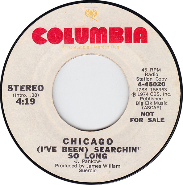 Chicago – (I've Been) Searchin' So Long (1974, Terre Haute, Vinyl