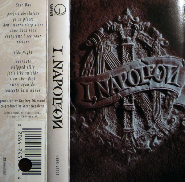 I, Napoleon – I, Napoleon (1991, Cassette) - Discogs