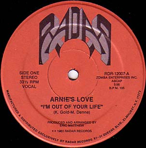 Arnie's Love – I'm Out Of Your Life (1983, Vinyl) - Discogs