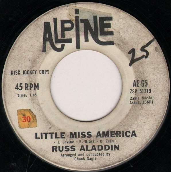 Russ Aladdin – Little Miss America / Annie Adorable (1960, Vinyl