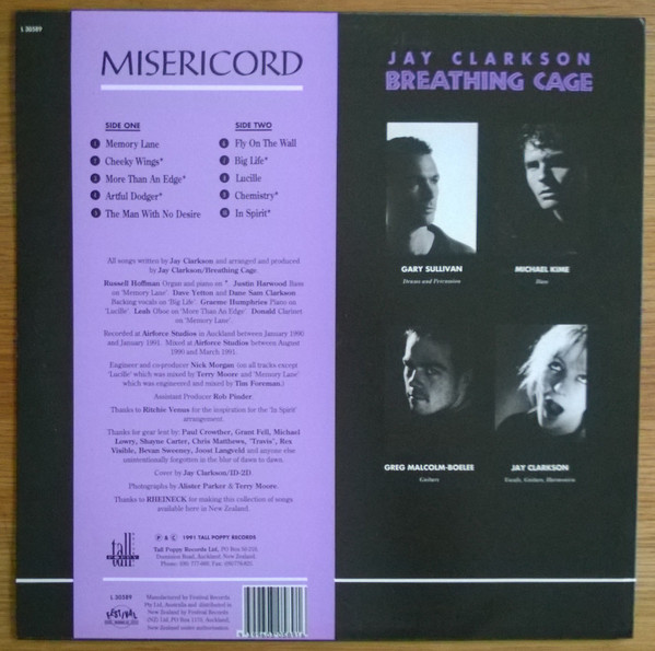 last ned album Jay Clarkson Breathing Cage - Misericord