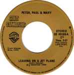 Cover of Leaving On A Jet Plane / I Dig Rock 'N' Roll Music, , Vinyl