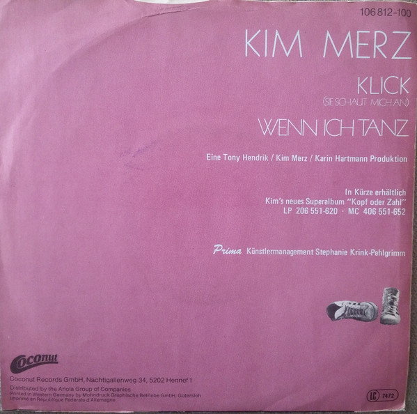 lataa albumi Kim Merz - Klick Sie Schaut Mich An