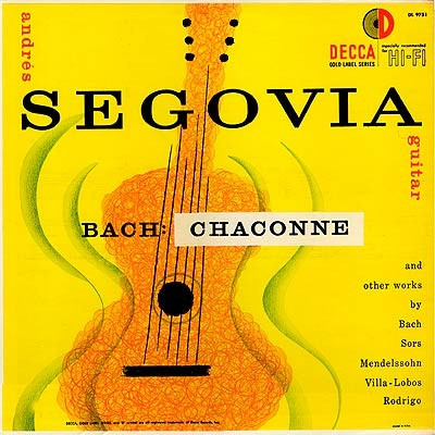 bach chaconne guitar segovia