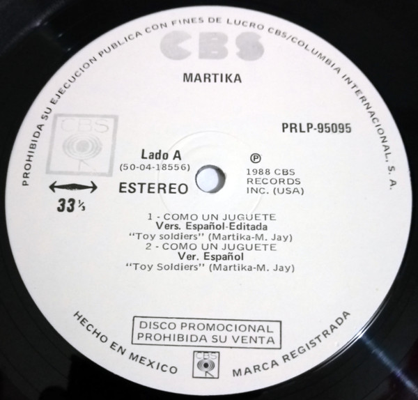 ladda ner album Martika - Como Un Juguete Toy Soldiers