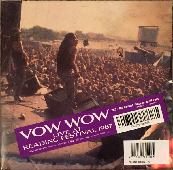 Vow Wow – Live At Reading Festival 1987 (2020, CD) - Discogs