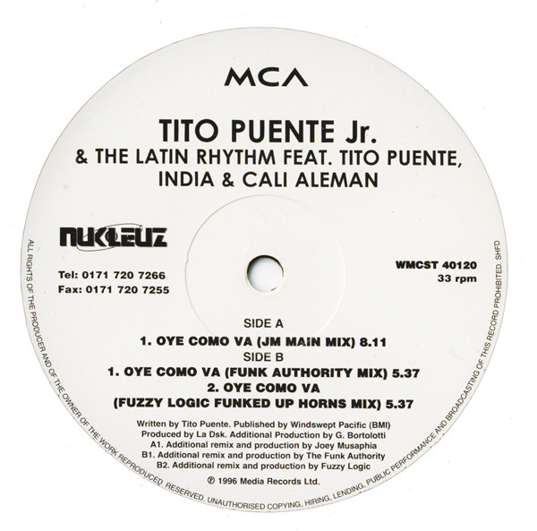 baixar álbum Tito Puente Jr & The Latin Rhythm - Oye Como Va