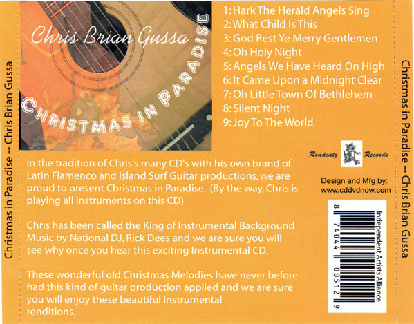 lataa albumi Chris Brian Gussa - Christmas In Paradise