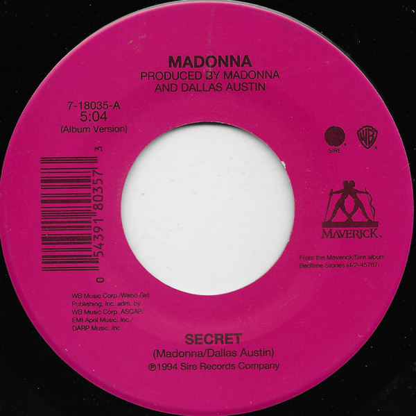 Madonna – Secret (1994, Vinyl) - Discogs