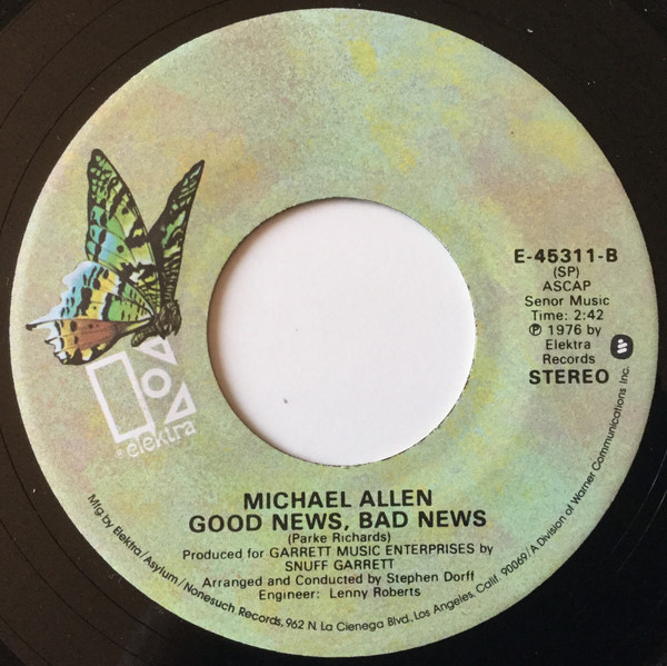 descargar álbum Michael Allen - Something Super Good News Bad News