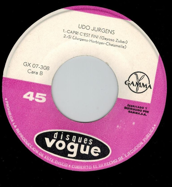 lataa albumi Udo Jürgens - 1er Lugar Del Festival de la Eurovision 1966