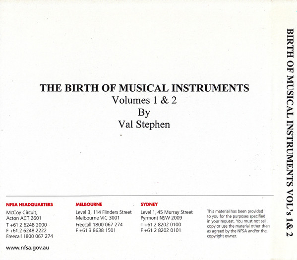 ladda ner album Download Val Stephen - The Birth Of Musical Instruments Volumes 1 2 album
