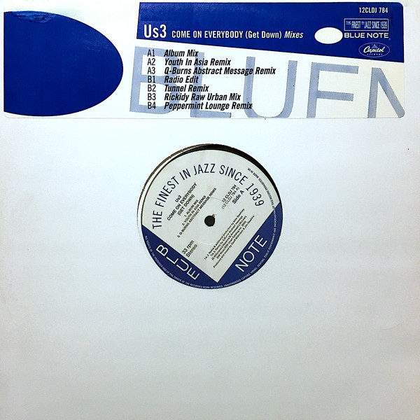 Us3 – Come On Everybody (Get Down) (Mixes) (1997, Vinyl) - Discogs