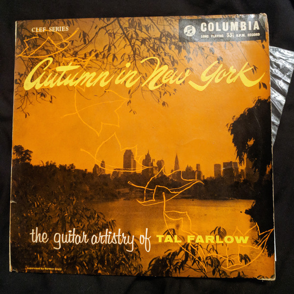 Tal Farlow – Autumn In New York (1956, Vinyl) - Discogs