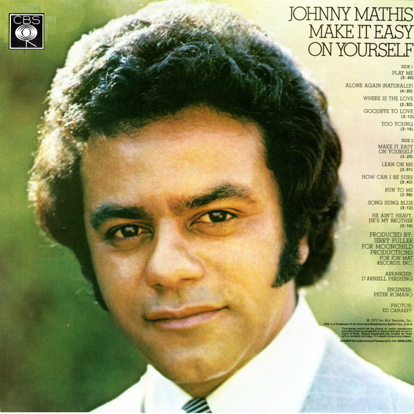 baixar álbum Johnny Mathis - Make It Easy On Yourself