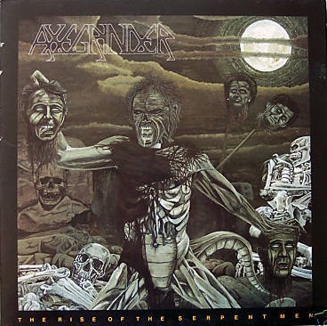 Axegrinder – The Rise Of The Serpent Men (2001, Gatefold