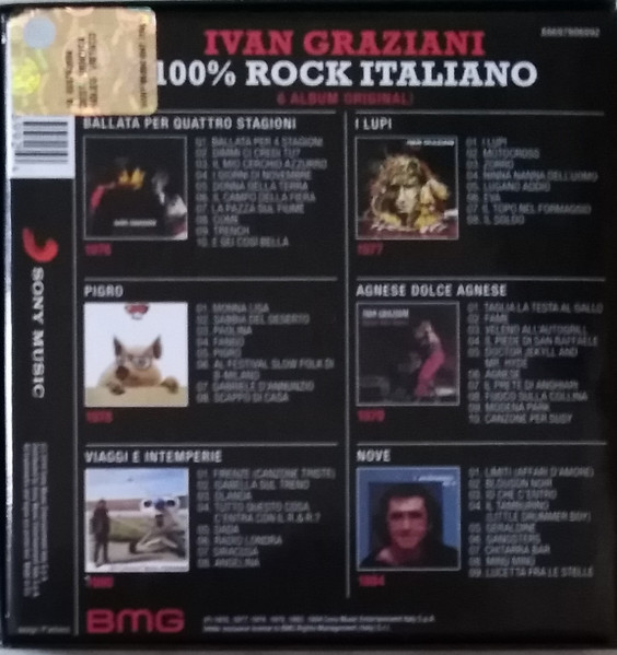 Ivan Graziani 100 % ROCK ITALIANO CD