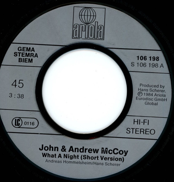 baixar álbum John & Andrew McCoy - What A Night