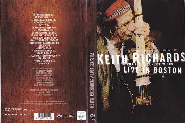 lataa albumi Keith Richards And The XPensive Winos - Live In Boston