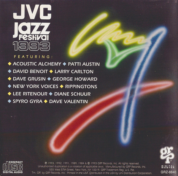 JVC Jazz festival 1993 (1993, CD) - Discogs