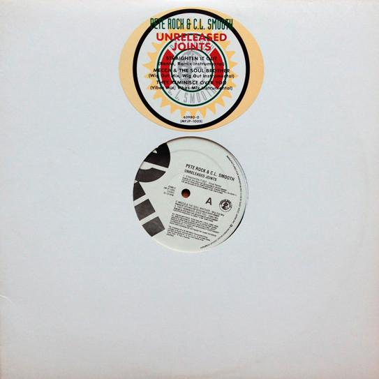 Pete Rock & C.L. Smooth – Unreleased Joints (1996, Vinyl) - Discogs