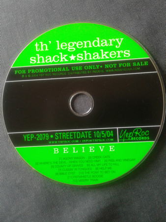 Th' Legendary Shack*Shakers – Believe (2004, Vinyl) - Discogs