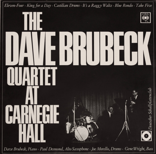 The Dave Brubeck Quartet – At Carnegie Hall (Vol. 2) (1963, Vinyl