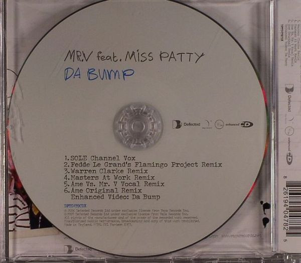 Mr. V – Da Bump (2007, CD) - Discogs