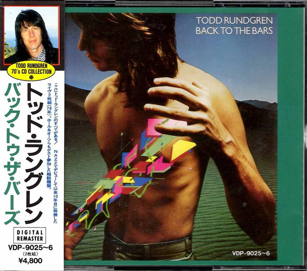 Todd Rundgren – Back To The Bars (1988, CD) - Discogs