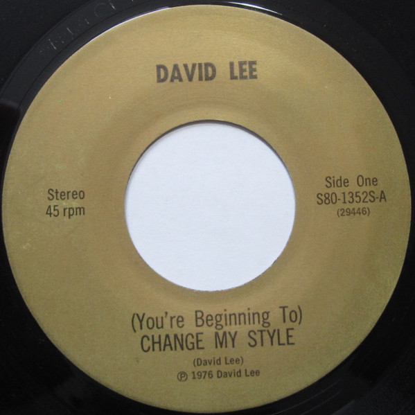 lataa albumi David Lee - Youre Beginning To Change My Style