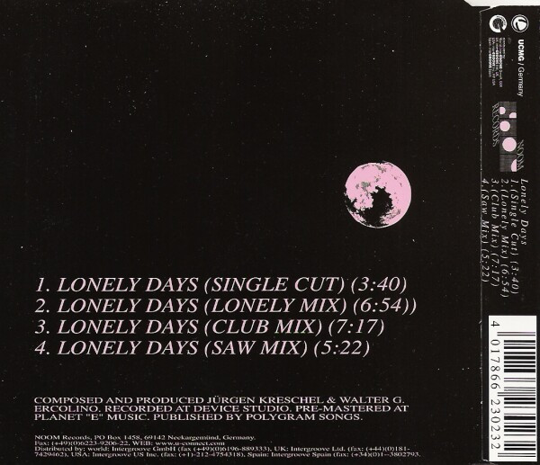 télécharger l'album Comma - Lonely Days EP