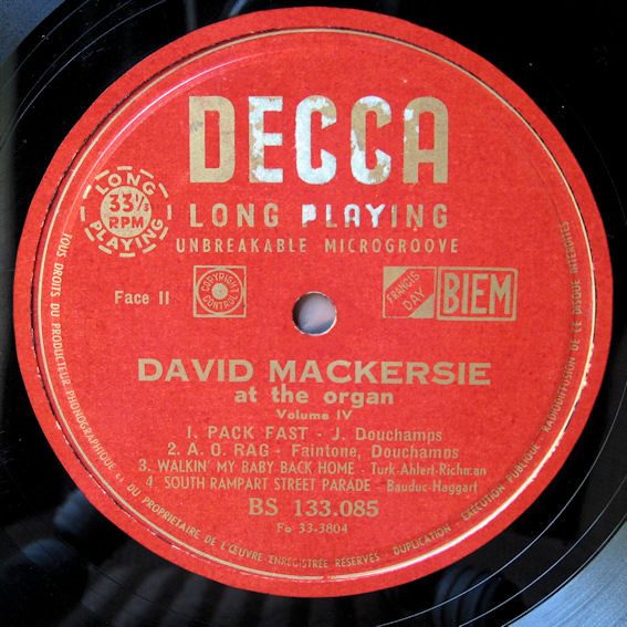 lataa albumi David Mackersie - David Mackersie At The Organ Volume IV