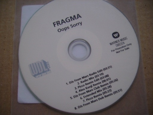 last ned album Fragma - Oops Sorry